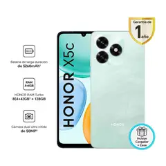 HONOR - Celular X5c 4gb + 128gb Ocean Cyan