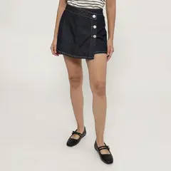 SYBILLA - Falda Short Denim Mujer