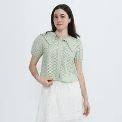 AMERICAN ABBEY - Blusa Manga Corta Mujer