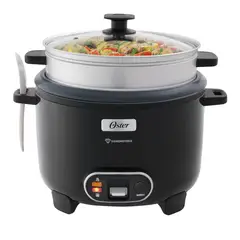 OSTER - Arrocera 15 Tazas Con Recubrimiento Diamondforce Con Función De Sofrito Y Vaporera