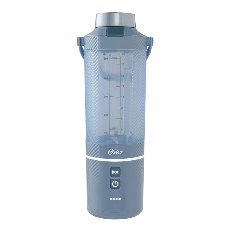 Licuadora Portátil, Gomax, 590 Ml De Capacidad, Para Batidos Y Smoothies, Tecnología Antiatasco, Tapas A Prueba De Derrames, Recargable Usb-c, Color Azul, Blstgfp-mh20-000