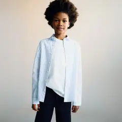 MANGO KIDS - Camisa Niño Algodón