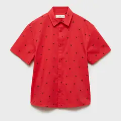 MANGO KIDS - Camisa Niño Algodón