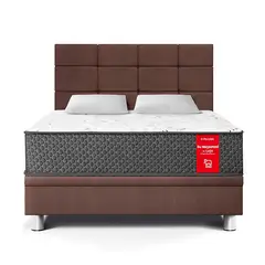 PARAISO - Dormitorio Boxet Blocks Su Majestad 2 plz + 2 Almohadas +Protector