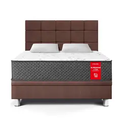 PARAISO - Dormitorio Boxet Blocks Su Majestad Queen + 2 Almohadas +Protector