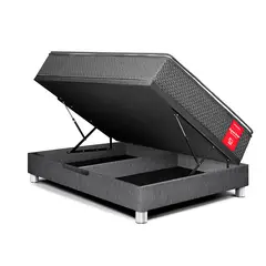 PARAISO - Cama Boxet Super Star 2 plz + 2 Almohadas + Protector