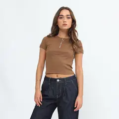 DENIMLAB - Top Manga Corta Mujer