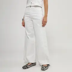 SYBILLA - Jean Wide Leg Tiro Alto Mujer