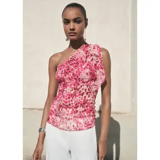 MANGO - Top Asimétrico Mujer