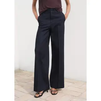 MANGO - Jean Wide Leg Tiro Alto Mujer