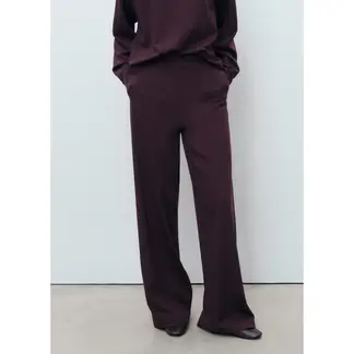 MANGO - Pantalón Wide Leg Tiro Medio Mujer