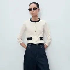 MANGO - Cardigan Botones Mujer