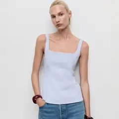 MANGO - Top Sin Mangas Mujer