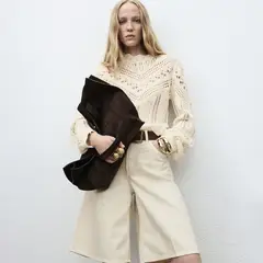 MANGO - Chompa Bordados Mujer