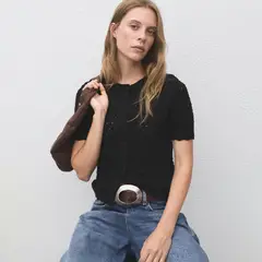 MANGO - Cardigan Tejido Mujer