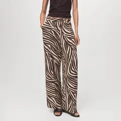 MANGO - Pantalón Straight Tiro Medio Mujer