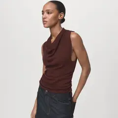 MANGO - Top Sin Mangas Mujer