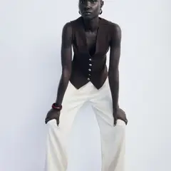 MANGO - Chaleco Mujer