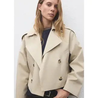 MANGO - Trench Corto Mujer