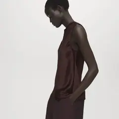 MANGO - Blusa Sin Mangas Mujer