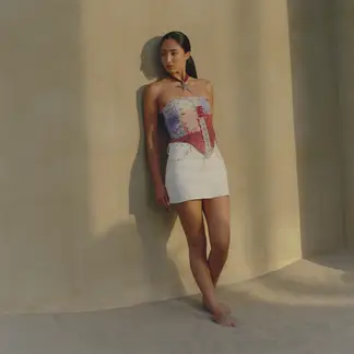 SYBILLA - Falda Denim Mujer X Half Naked