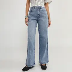 SYBILLA - Jean Wide Leg Tiro Alto Mujer