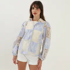 BASEMENT - Blusa Manga Larga Mujer