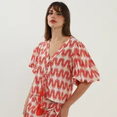 BASEMENT - Blusa Manga 3/4 Mujer