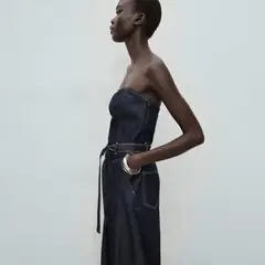 MANGO - Enterizo Denim Mujer