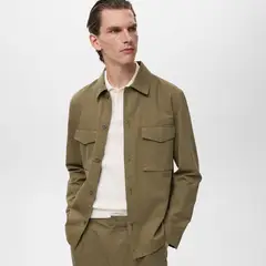 MANGO - Casaca Algodón Casual Man