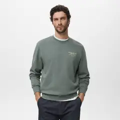 MANGO - Chompa Algodón Casual Man