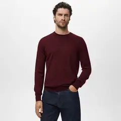 MANGO - Chompa 100% Lana Casual Man