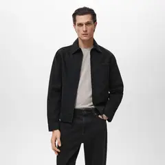 MANGO - Casaca 100% Algodón Casual Man