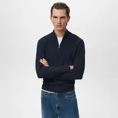 MANGO - Chompa Casual Hombre Man