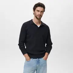 MANGO - Polo Casual Hombre Man