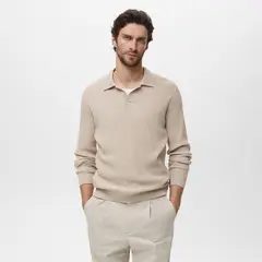 MANGO - Polo Casual Hombre Man