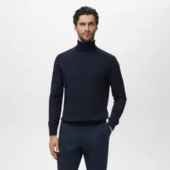 MANGO - Chompa 100% Lana Casual Man