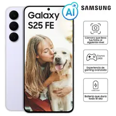 SAMSUNG - Celular Galaxy S25 Fe 256gb White