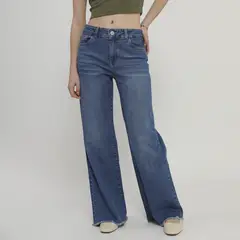 DOO AUSTRALIA - Jean Wide Leg Tiro Medio Mujer