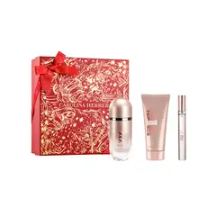 CAROLINA HERRERA - Set Carolin Aherrera 212 Vip Rose Edp 80ml+ Body Lotion 100ml+ Mini