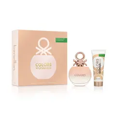 BENETTON - Set Colors Rose Edt 80ml + Body Lotion 75ml