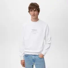 MANGO - Chompa 100% Algodón Casual Man