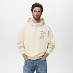 MANGO - Polera Casual Hombre