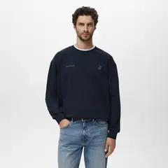 MANGO - Polera 100% Algodón Casual