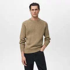 MANGO - Chompa 100% Algodón Casual Man