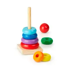 MELISSA & DOUG - Apilador Arcoiris de Madera