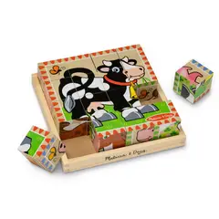 MELISSA & DOUG - Rompecabezas de Madera 16 Piezas La Granja