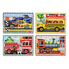 MELISSA & DOUG - Rompecabezas de Vehiculo En Caja