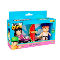 STUMBLE GUYS - Pack De 3 Mini Figuras Articuladas Mythic