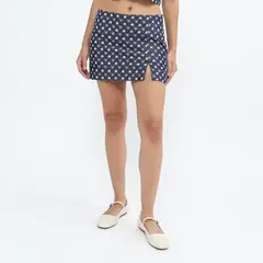 SYBILLA - Falda Short Denim Mujer